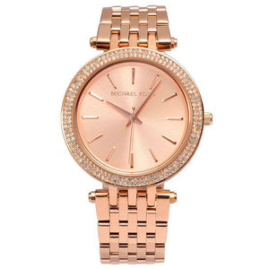 Buy Shop Michael Kors Darci Rose Gold Dial with Diamonds Rose Gold Stainless Steel Strap Watch for Women - MK3192 USA Online