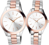 Buy Shop Michael Kors Runway White Dial Two Tone Stainless Steel Strp Watch for Women - MK3204A USA Online