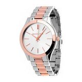 Buy Shop Michael Kors Runway White Dial Two Tone Stainless Steel Strp Watch for Women - MK3204A USA Online