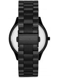 Michael Kors Slim Runway Black Dial Black Stainless Steel Strap Watch for Women - MK3221