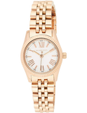 Buy Shop Michael Kors Lexington Quartz White Dial Rose Gold Steel Strap Watch For Women - MK3230 USA Online