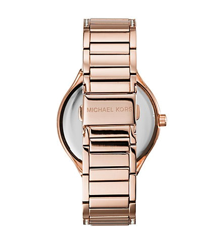 Buy Shop Michael Kors Kerry Mother of Pearl Dial Rose Gold Steel Strap Watch for Women - MK3313 USA Online