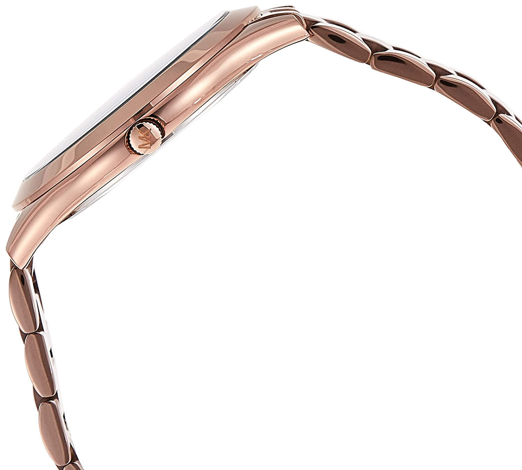Buy Shop Michael Kors Runway Quartz Brown Dial Brown Steel Strap Watch For Women - MK3418 USA Online