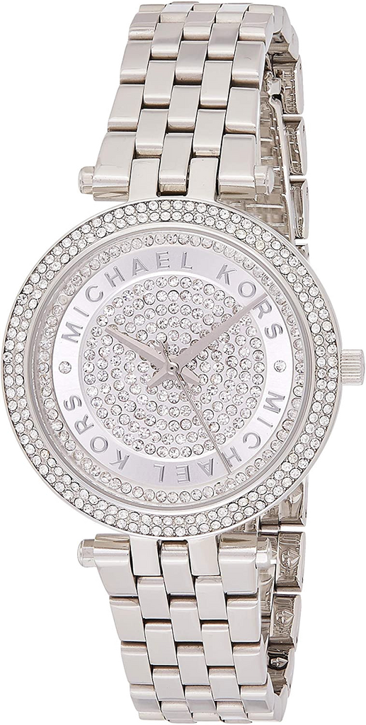 Buy Shop Michael Kors Darci Silver Dial Silver Steel Strap Watch for Women - MK3476 USA Online