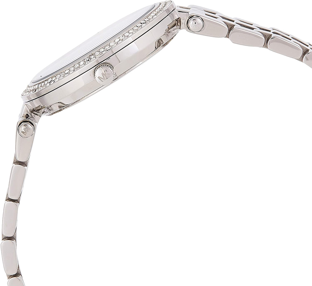 Buy Shop Michael Kors Darci Silver Dial Silver Steel Strap Watch for Women - MK3476 USA Online