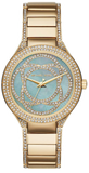 Buy Shop Michael Kors Kerry Mother of Pearl Dial Gold Steel Strap Watch for Women - MK3481 USA Online
