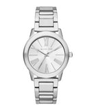 Buy Shop Michael Kors Hartman Quartz Silver Dial Silver Steel Strap Watch For Women - MK3489 USA Online