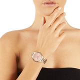 Buy Shop Michael Kors Slim Runway Pink Dial Two Tone Steel Strap Watch for Women - MK3493 USA Online