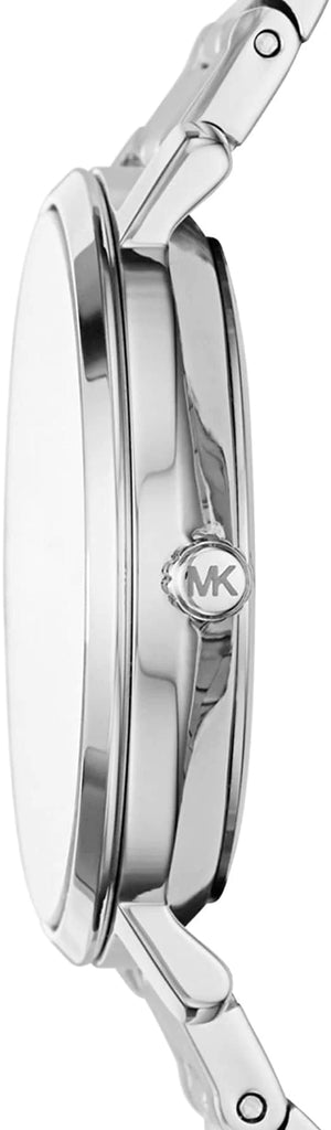 Buy Shop Michael Kors Jaryn Quartz Silver Dial Silver Steel Strap Watch For Women - MK3499 USA Online