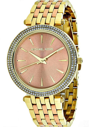 Buy Shop Michael Kors Darci Rose Gold Dial Rose Gold Steel Strap Watch for Women - MK3507 USA Online