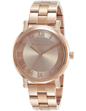 Buy Shop Michael Kors Norie Rose Gold Dial Rose Gold Steel Strap Watch for Women - MK3561 USA Online