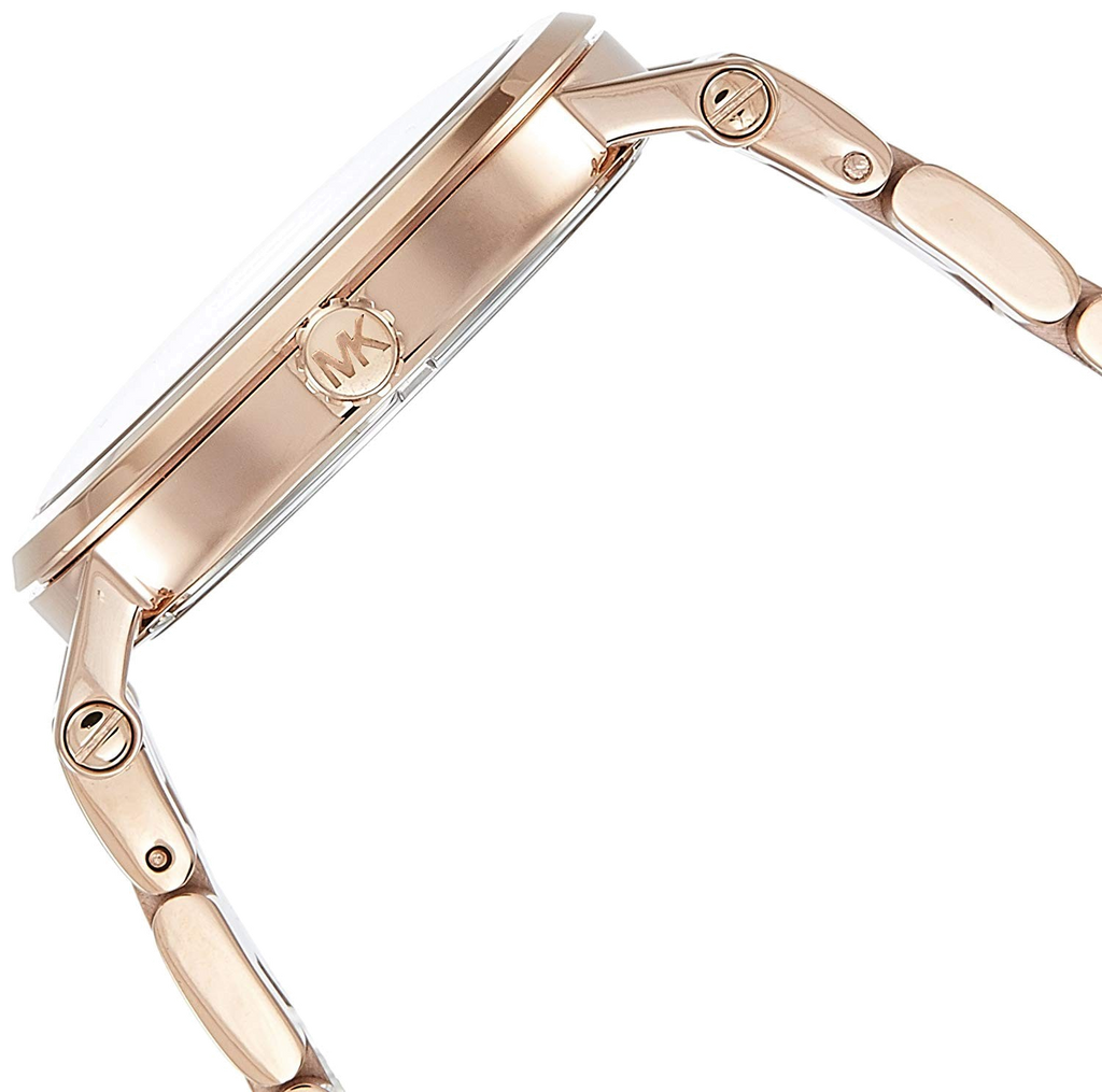 Buy Shop Michael Kors Norie Rose Gold Dial Rose Gold Steel Strap Watch for Women - MK3561 USA Online