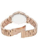 Buy Shop Michael Kors Norie Rose Gold Dial Rose Gold Steel Strap Watch for Women - MK3561 USA Online