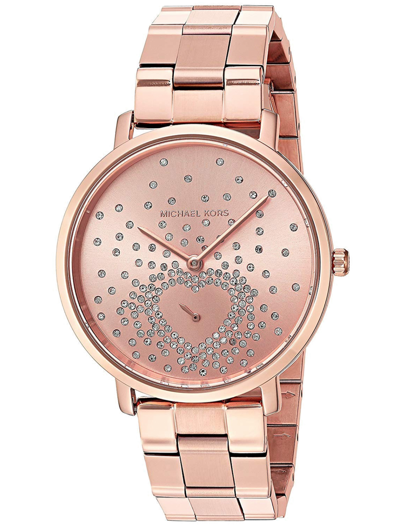 Buy Shop Michael Kors Jaryn Rose Gold Dial Rose Gold Steel Strap Watch for Women - MK3621 USA Online