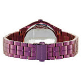 Buy Shop Michael Kors Lauryn Black Dial Purple Steel Strap Watch for Women - MK3724 USA Online