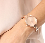 Buy Shop Michael Kors Jaryn Quartz Rose Gold Dial Rose Gold Steel Strap Watch For Women - MK3735 USA Online