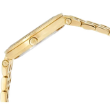 Buy Shop Michael Kors Mini Darci Quartz Black Dial Gold Steel Strap Watch For Women - MK3738 USA Online