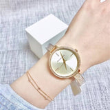 Buy Shop Michael Kors Jaryn Quartz Gold Dial Gold Steel Strap Watch For Women - MK3784 USA Online