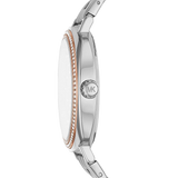 Buy Shop Michael Kors Nia Quartz Silver Dial Silver Steel Strap Watch For Women - MK3988 USA Online