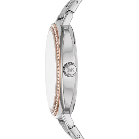Buy Shop Michael Kors Nia Quartz Silver Dial Silver Steel Strap Watch For Women - MK3988 USA Online