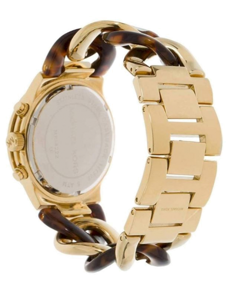 Buy Shop Michael Kors Runway Gold Dial Two Tone Steel Strap Watch for Women - MK4222 USA Online