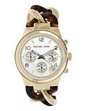 Buy Shop Michael Kors Runway Gold Dial Two Tone Steel Strap Watch for Women - MK4222 USA Online
