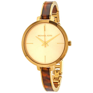 Buy Shop Michael Kors Jaryn Quartz Gold Dial Two Tone Steel Strap Watch for Women - MK4341 USA Online