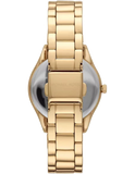 Buy Shop Michael Kors Lauryn Quartz Mother of Pearl Gold Dial Gold Steel Strap Watch For Women - MK4490 USA Online