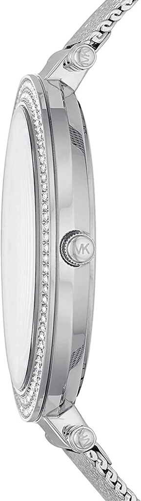 Buy Shop Michael Kors Darci Analog Pink Dial Silver Mesh Bracelet Watch For Women - MK4518 USA Online