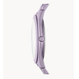 Buy Shop Michael Kors Slim Runway Quartz Purple Dial Purple Steel Strap Watch For Women - MK4540 USA Online