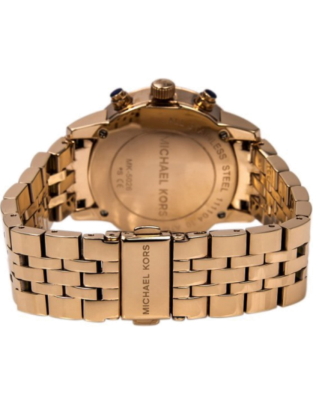 Buy Shop Michael Kors Damen White Dial Rose Gold Steel Strap Watch for Women - MK5026 USA Online