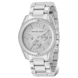 Buy Shop Michael Kors Brinkley Silver Dial with Diamonds Silver Steel Strap Watch for Women - MK5083 USA Online