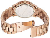Buy Shop Michael Kors Runway Rose Gold Dial Rose Gold Steel Strap Watch for Women - MK5128 USA Online