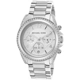 Buy Shop Michael Kors Blair Silver Dial Silver Steel Strap Watch for Women - MK5165 USA Online