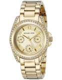 Buy Shop Michael Kors Runway Gold Dial Gold Steel Strap Watch for Women - MK5166 USA Online
