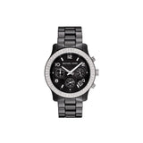 Buy Shop Michael Kors Runway Black Dial Black Steel Strap Watch for Women - MK5190 USA Online