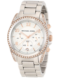 Buy Shop Michael Kors Blair Chronograph Silver Dial Silver Steel Strap Watch for Women - MK5459 USA Online