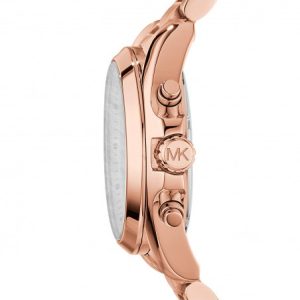 Buy Shop Michael Kors Bradshaw Rose Gold Dial Rose Gold Steel Strap Watch for Women - MK5503 USA Online