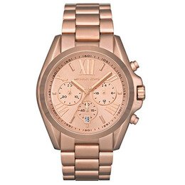 Buy Shop Michael Kors Bradshaw Rose Gold Dial Rose Gold Steel Strap Watch for Women - MK5503 USA Online