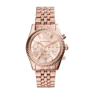 Buy Shop Michael Kors Lexington Rose Gold Dial Rose Gold Steel Strap Watch for Women - MK5569 USA Online