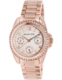 Buy Shop Michael Kors Blair Rose Gold Dial Rose Gold Steel Strap Watch for Women - MK5613 USA Online
