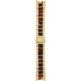 Buy Shop Michael Kors Bradshaw Chronograph Brown Dial Two Tone Steel Strap Watch For Women - MK5696 USA Online