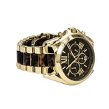 Buy Shop Michael Kors Bradshaw Chronograph Brown Dial Two Tone Steel Strap Watch For Women - MK5696 USA Online