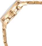 Buy Shop Michael Kors Runway Hunger Stop100 Series Blue Dial Gold Steel Strap Watch for Women - MK5815 USA Online