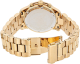 Buy Shop Michael Kors Runway Hunger Stop100 Series Blue Dial Gold Steel Strap Watch for Women - MK5815 USA Online