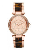 Buy Shop Michael Kors Parker Gold Dial Two Tone Steel Strap Watch for Women - MK5841 USA Online
