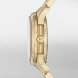 Buy Shop Michael Kors Runway Quartz Gold Dial Gold Steel Strap Watch For Women - MK5852 USA Online