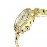 Buy Shop Michael Kors Parker Gold Dial Gold Steel Strap Watch for Women - MK5856 USA Online