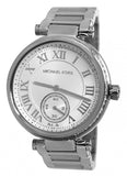 Buy Shop Michael Kors Skylar Silver Dial Silver Steel Strap Watch for Women - MK5866 USA Online