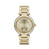 Buy Shop Michael Kors Skylar Gold Dial Gold Steel Strap Watch for Women - MK5867 USA Online